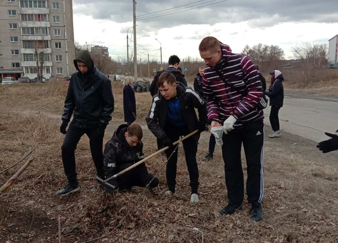 Наши на общегородском субботнике