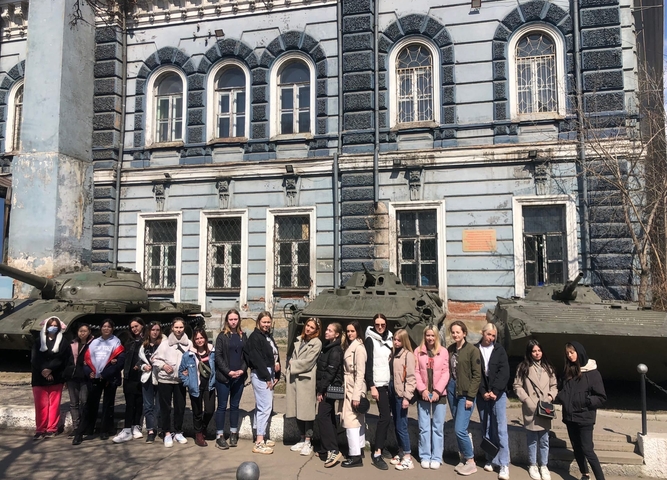 В музее "Боевой славы"